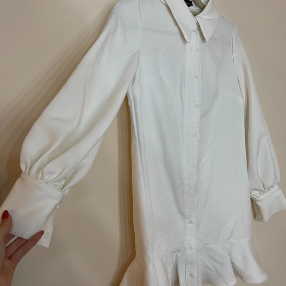 Pretty Little Thing Ruffled Shirt Dress - Picture 5 of 6